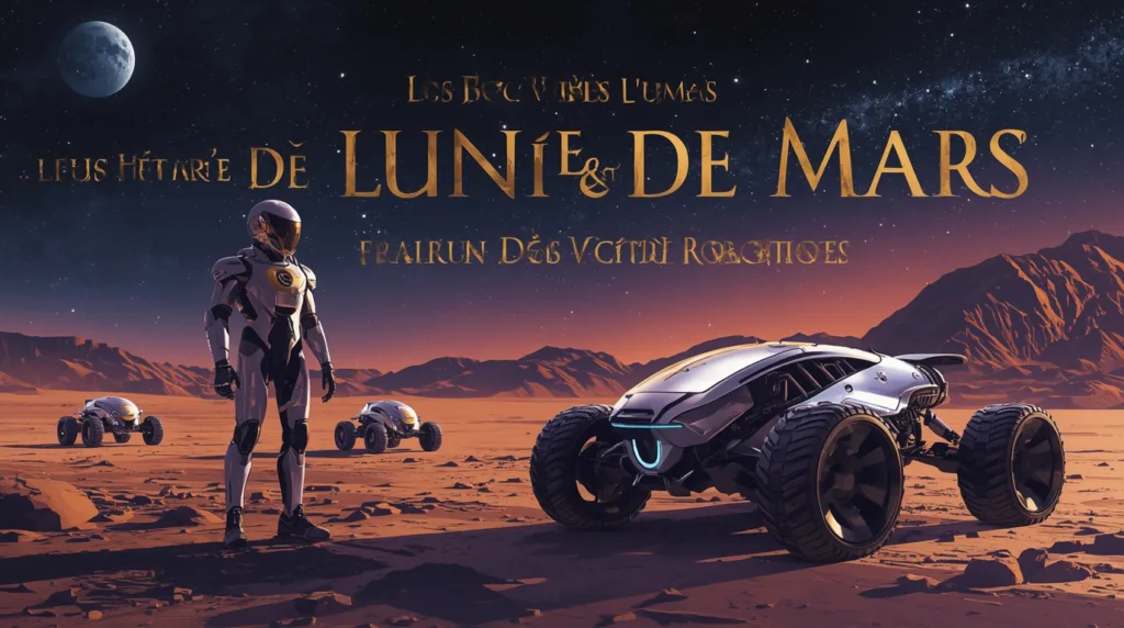 Les Voitures de la Lune et de Mars : L'Histoire et l'Avenir des Véhicules Robotiques
