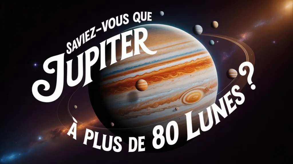 Saviez-vous que Jupiter a plus de 80 Lunes ?