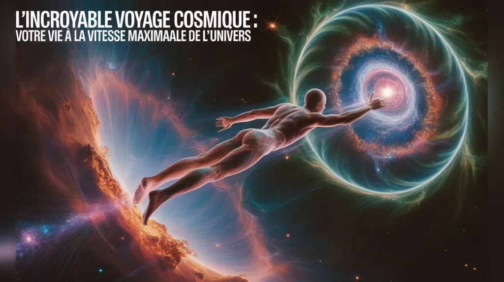 L'incroyable Voyage Cosmique : Votre Vie à la Vitesse Maximale de l'Univers