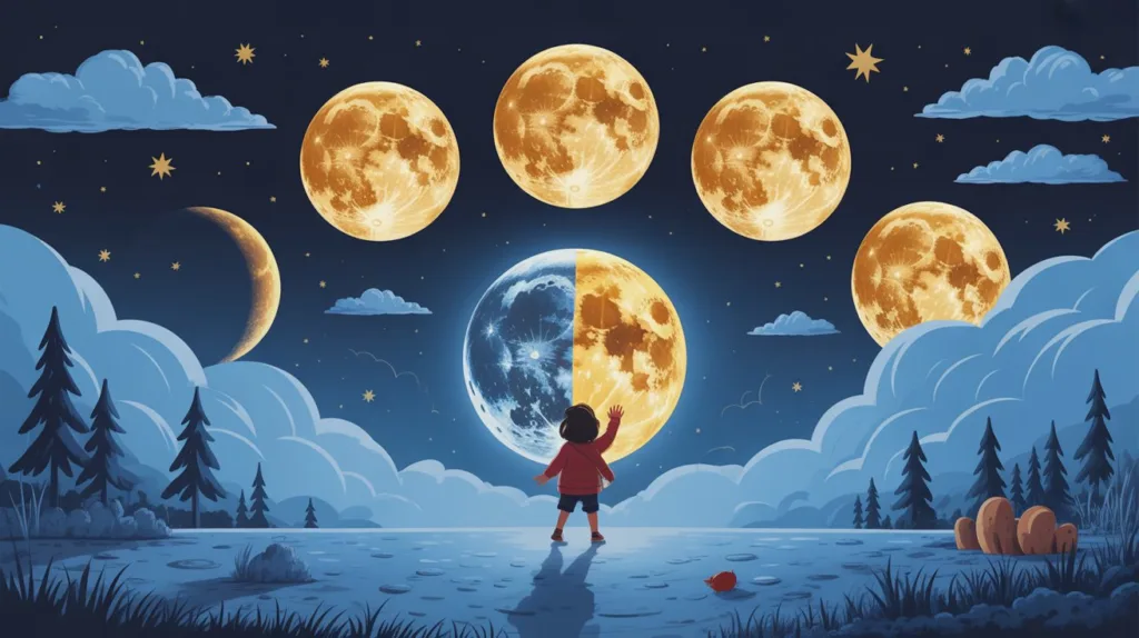 Pourquoi la Lune Change-t-elle de Forme ?